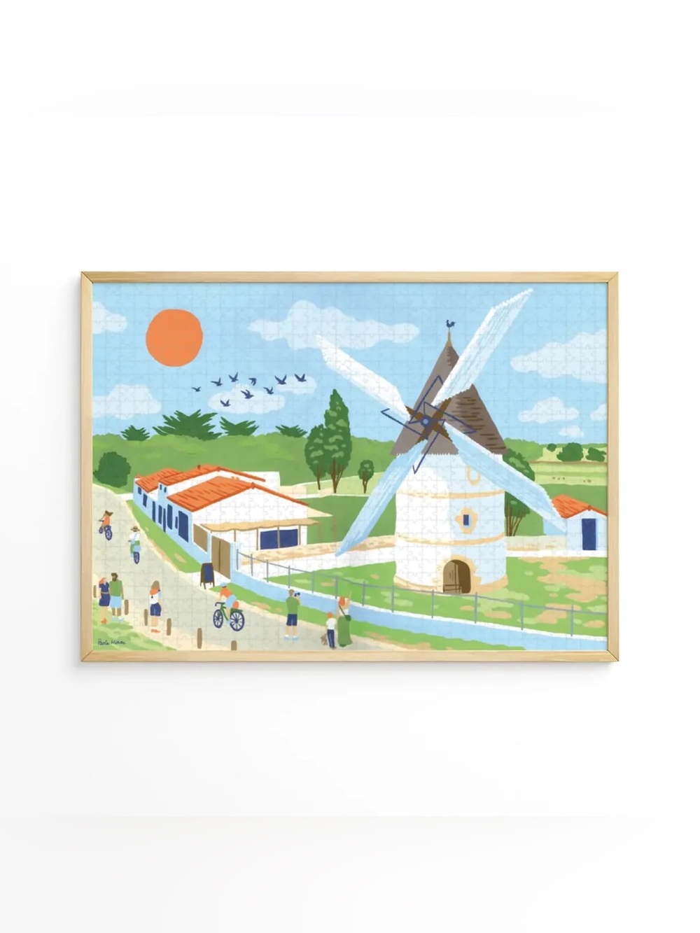 Moulin De La Brée | 1,000 Piece Jigsaw Puzzle by Aparté